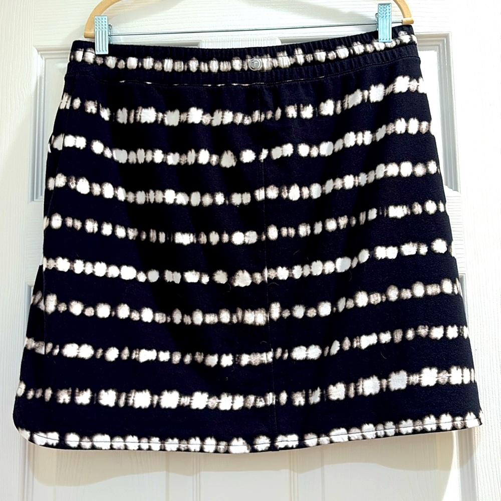 T by Talbots Tie-Dye Knit Terry Cloth Skirt - Picture 4 of 7